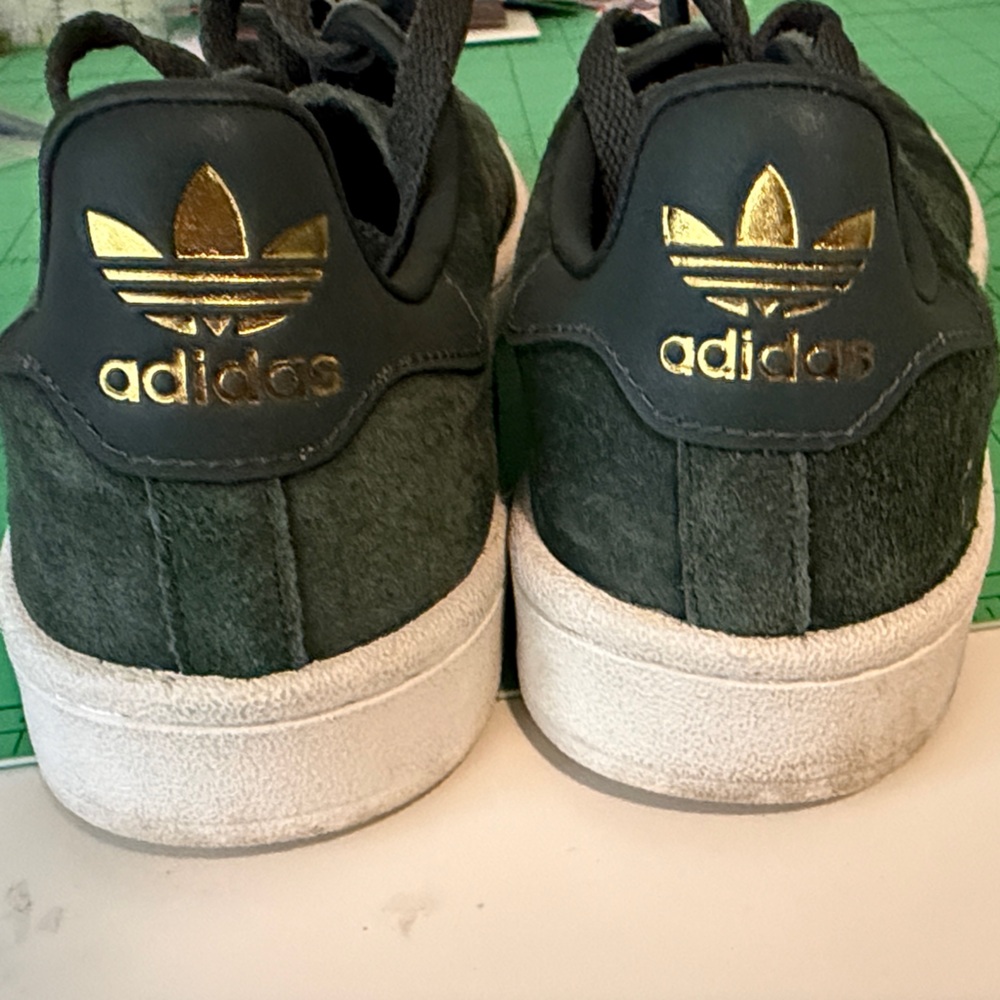 Adidas Men's Forest Green Suede Campus Sneakers size 7 - Picture 5 of 6